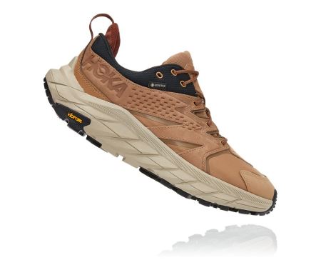 Hoka One One Anacapa Low GORE-TEX - Adidasi Alergare Barbati Negrii | RO-lb6ieHE